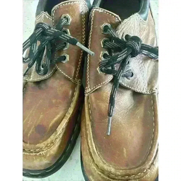 Doc Martins platfom shoes peanut‎ vitage 90 size 10 style code 8A25